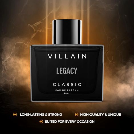 Villain Legacy Classic Luxury Premium Long Lasting Fragrance Eau De Perfum For Men