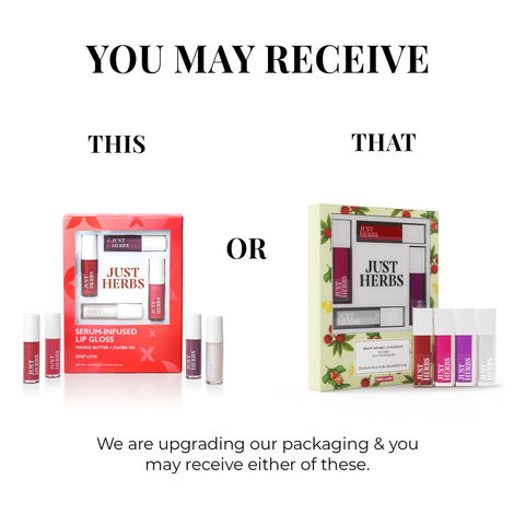 Just Herbs Serum Infused Lip Gloss (Deep Love)