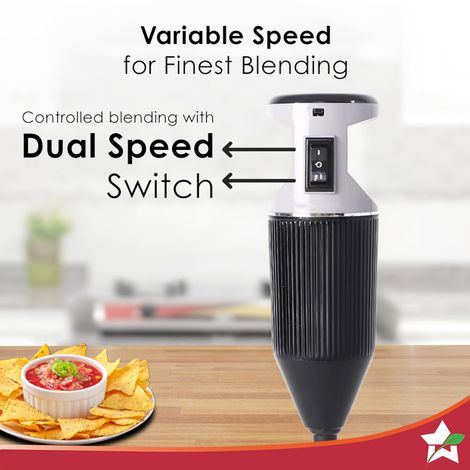 Wonderchef Prima Plus Electric 250 W Hand Blender Portableihot & Cold Blending