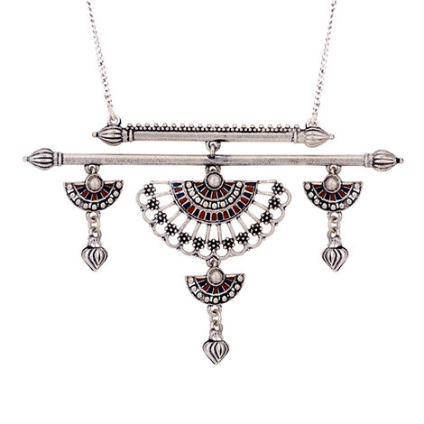 Voylla Mandala Half Wing Drops Necklace