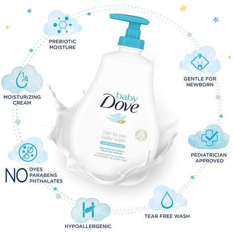 Baby Dove Rich Moisture Hypoallergenic Body Wash | Sensitive Care