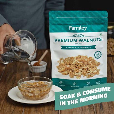 Farmley Premium Broken Chile Walnut Kernels (Akhrot)