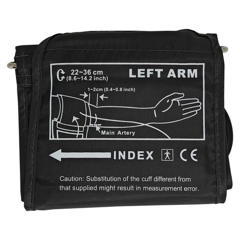 Sahyog Wellness Single Tube Normal Size Blood Pressure Monitor Machine Cuff - Dark Grey