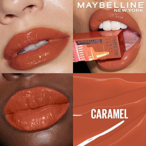 Maybelline New York Superstay Vinyl Ink - Longwear Shine Lip Color | Caramel