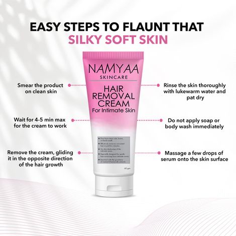 Namyaa Hair Removal Cream For Intimate Skin For Women