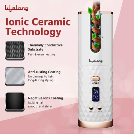 Lifelong Hair Curler For Women Professional Tools Curling Iron Automatic Hair Roller Machine