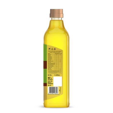 Saffola Groundnut (Peanut) Cold Pressed Oil | 100% Cold Pressed Groundnut Oil | Helps Lower Cholesterol