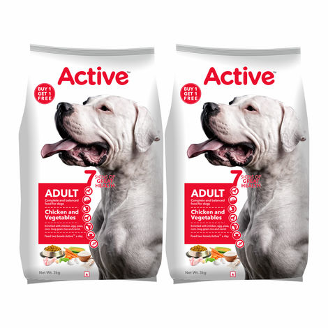 Active Adult Chicken And Vegetables Dry Dog Food
