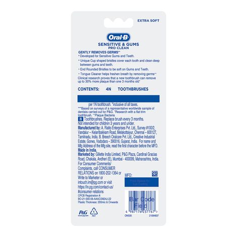 Oral-B Extra Soft Bristles Sensitive