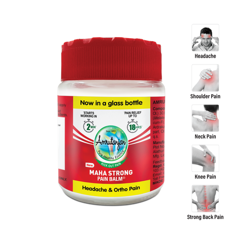 Amrutanjan Maha Strong Pain Balm