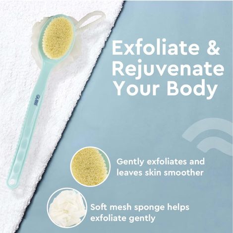 Gubb Soft Bristle Bath Brush With Long Handle | Nylon | Assorted