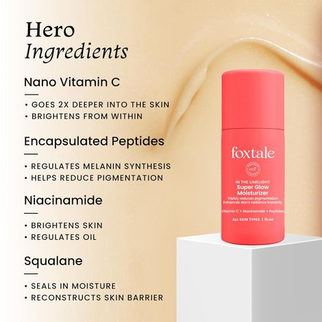 Foxtale Super Glow Moisturizer with Vitamin C 15ml