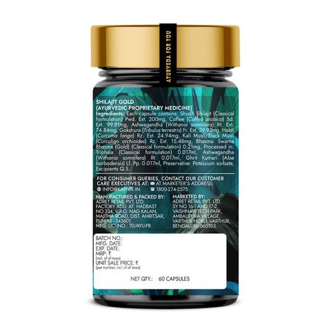 Kapiva Shilajit Gold Capsule 60