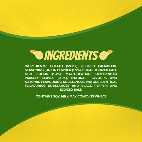 Bingo! Original Style Cream & Onion Flat Cut Potato Chips