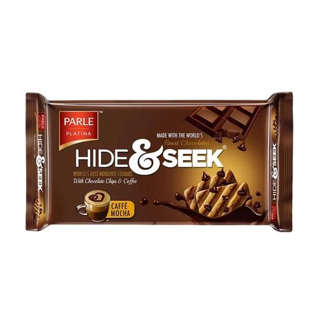Parle Hide & Seek Cafe Mocha Flavoured Biscuits | Artificial Colour-free and Preservative-free