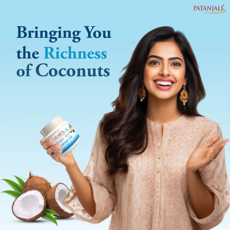 Patanjali Coconut Oil Jar Nariyal Ka Tel for Strong and Long Hair Jar