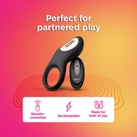 Skore Vibrating Ring - Buzzz With Remote For Him And Her