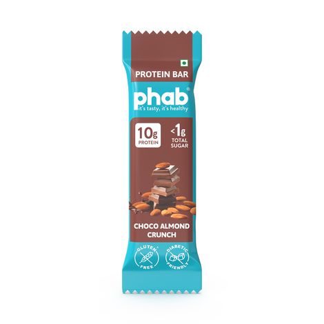 Phab Protein Bar Chocolate Almond Crunch 10g protein