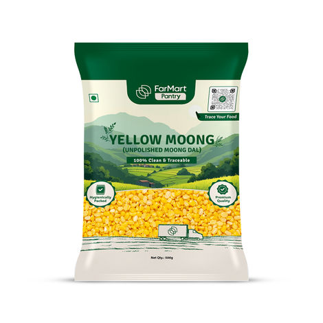 Farmart Pantry Yellow Moong Dal Split