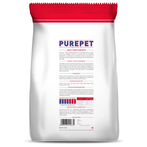 Purepet Meat And Rice Adult Dog FOOD