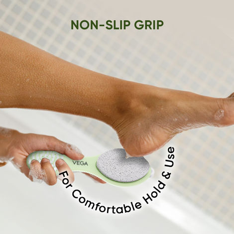 VEGA 3 In 1 Pedicure Brush Kit Tool For Cleanse Scrub & File Dead Skin | Pd-20