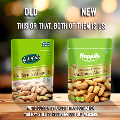 Happilo Premium California Almonds|Badam Giri|Dry Fruits