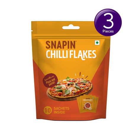 Snapin Chilli Flakes Sachet Pouch Combo 