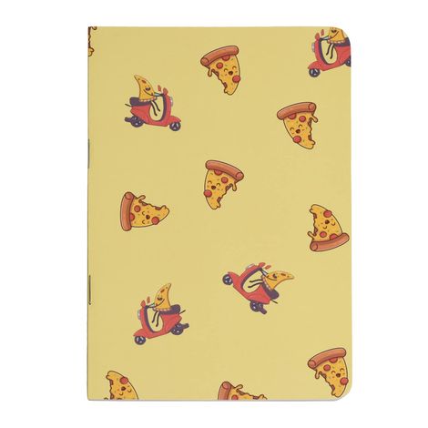 Papboo A5 Unruled Set Of 4 Notebooks, 80 Gsm Paper 60*4=240 Pages - Snacks