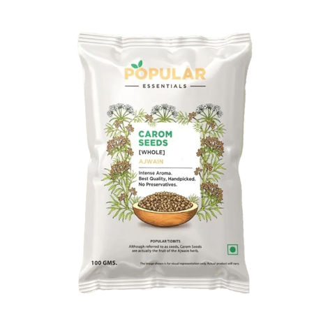 Popular Essentials Ajwain Whole