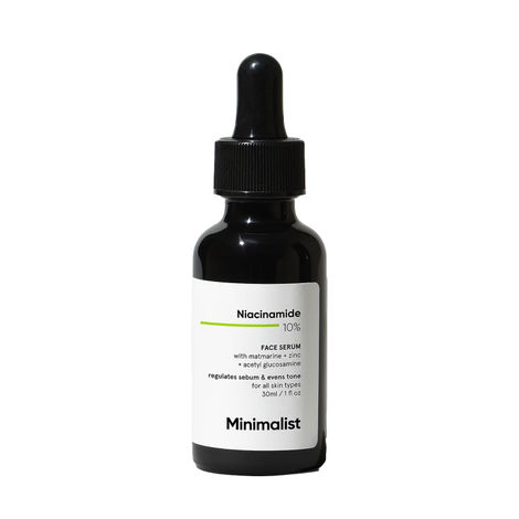 Minimalist Niacinamide 10% Acne and Oil Control Serum For Men & Women.