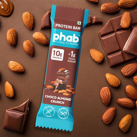 Phab Protein Bar Chocolate Almond Crunch 10g protein