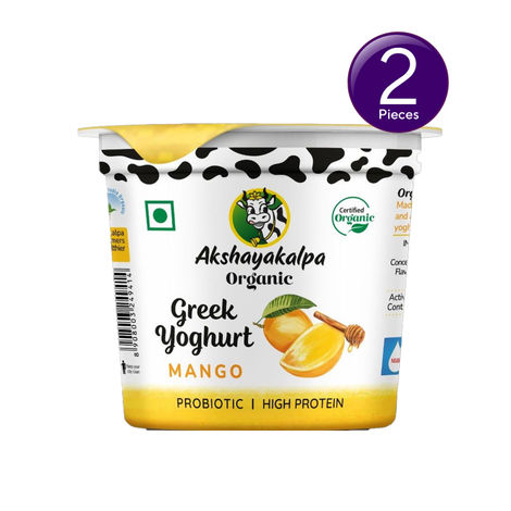Akshayakalpa Organic Greek Yogurt - Mango Combo