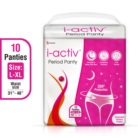 I-Activ Disposable Period Panties | L-XL
