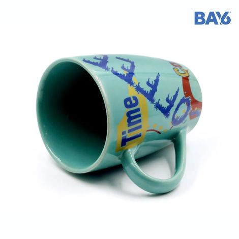 BAY6 Stoneware Floral Milk & Coffee Mug - 320 ML