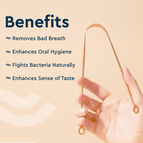 GUBB Copper Tongue Cleaner (Round)