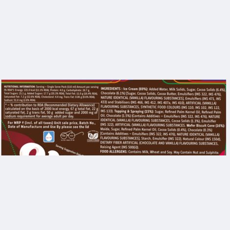 Hocco Chillo - Dark Chocolate Ice Cream Cone