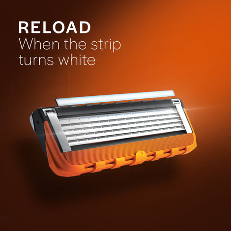 Gillette Fusion Manual Shaving Razor Blades For Men (6 Cartridges)