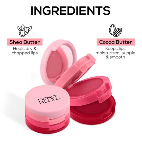 Renee Glam Stack 3-In-1 Lip & Cheek Tint - Pink