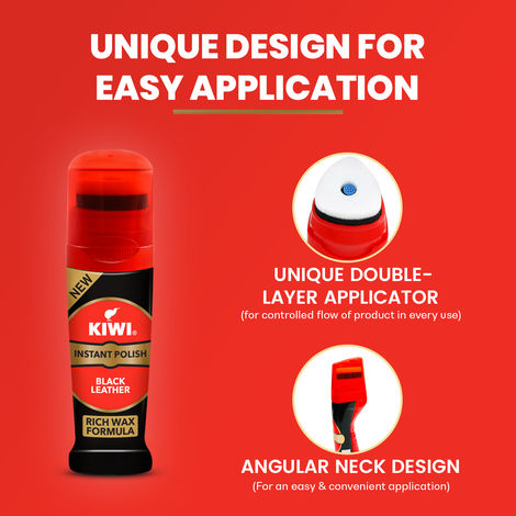 Kiwi Black Instant Liquid Shoe Polish