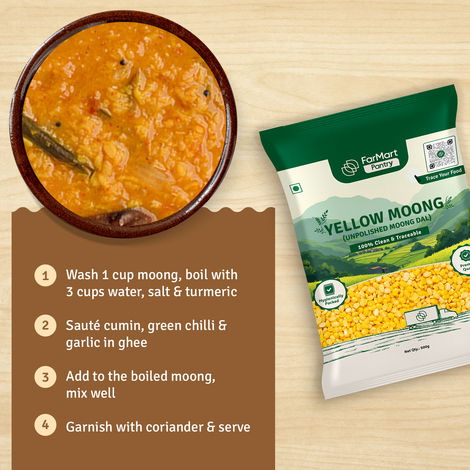 Farmart Pantry Yellow Moong Dal Split