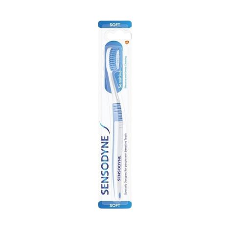 Sensodyne Rapid Relief Long Lasting Protection For Sensitive Teeth Toothpaste (80g) & Sensodyne Sensitive Toothbrush With Soft Round Bristles - Assorted (1pc) Combo