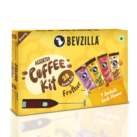 Bevzilla Cafe Coffee kit with Frother