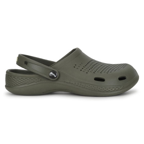 Yoho Men Classic Clogs Olive Green - UK10