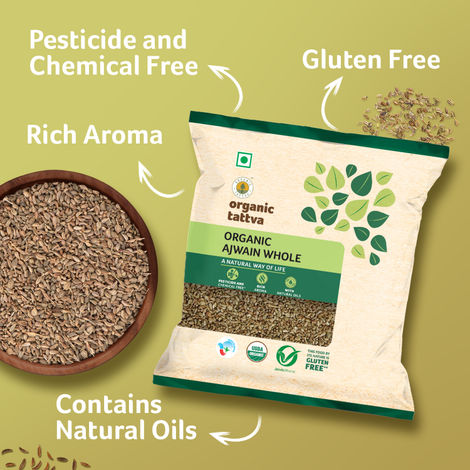 Organic Tattva Ajwain Whole