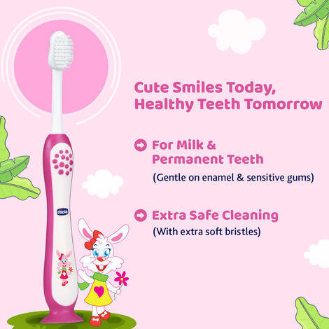 Chicco Toothbrush Pink 3Y-8Y