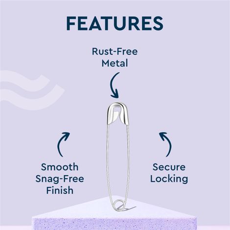 GUBB Safety Pin - Size 2 | Pack Of 24