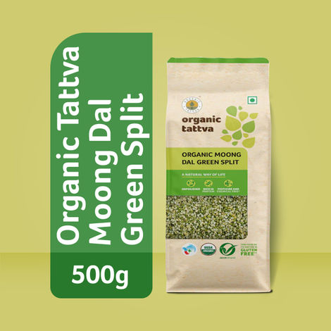 Organic Tattva Moong Dal Green Split