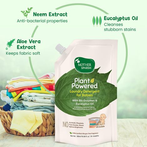 Mother Sparsh Plant Powered Baby Laundry Detergent Refill Pack
