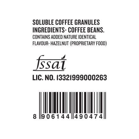 Sleepy Owl 100% Arabica Hazelnut Medium Roast Instant Coffee