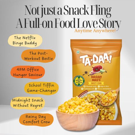 Tadaa Sweet Corn Kernels Masala Masti